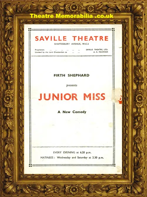 London Saville Theatre - Junior Miss - 1940s - Linda Gray
