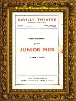 London Saville Theatre - Junior Miss - 1940s - Linda Gray