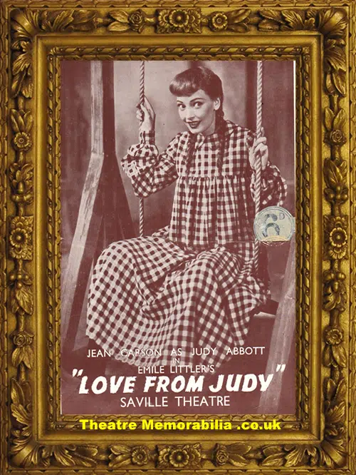 London Saville Theatre - Love From Judy - 1952 - June Whitfield
