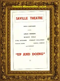 London Saville Theatre - Up And Doing - 1940s