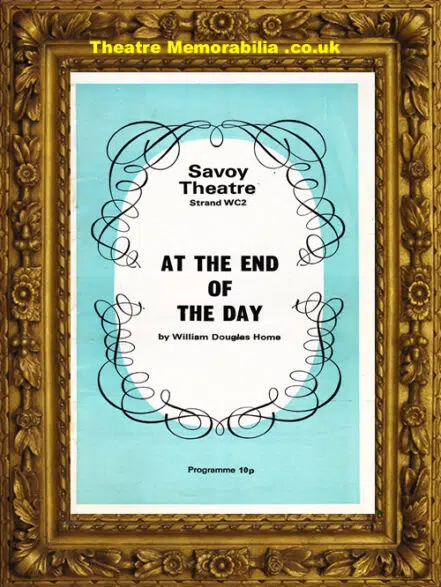 London Savoy Theatre – At The End Of The Day – 1973 John Mills