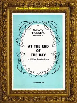 London Savoy Theatre – At The End Of The Day – 1973 John Mills
