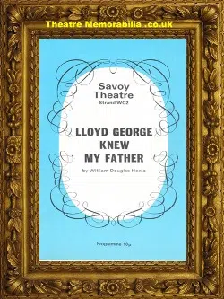 London Savoy Theatre – Lloyd George Knew My Father – 1972