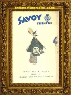 London Savoy Theatre – Princess Ida – 1932