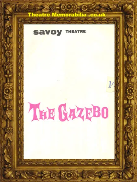 London Savoy Theatre – The Gazebo – 1960 – Ian Carmichael