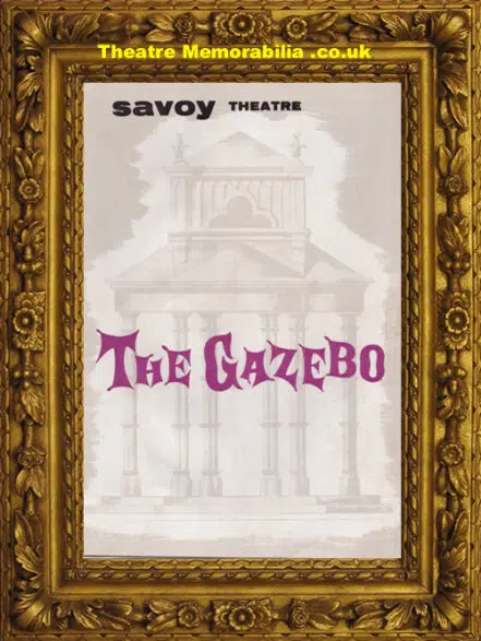 London Savoy Theatre – The Gazebo – 1960 – Ian Carmichael