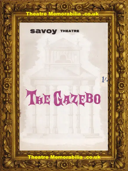 London Savoy Theatre – The Gazebo – 1960 – Moira Lister