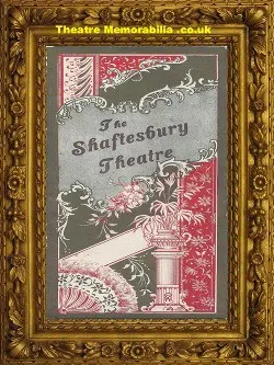 London Shaftesbury Theatre – Belle Of New York – 1898