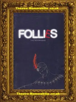London Shaftesbury Theatre – Follies – 1987 – Diana Rigg