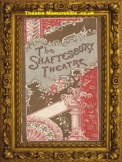 London Shaftesbury Theatre – Little Genius – 1896