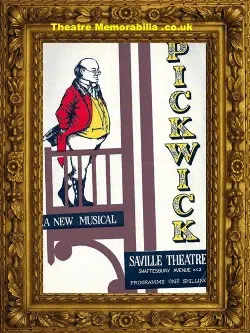 London Shaftesbury Theatre – Pickwick – 1960’s – Harry Secombe
