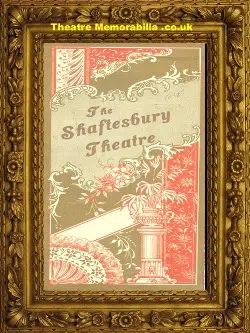 London Shaftesbury Theatre – The Belle Of New York – 1898