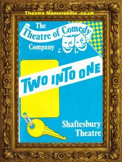 London Shaftesbury Theatre – Two In To One – 1983 Donald Sinden