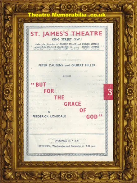 London St James Theatre – But For The Grace Of God – 1940’s