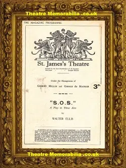London St James Theatre – SOS – 1928 – Gracie Fields