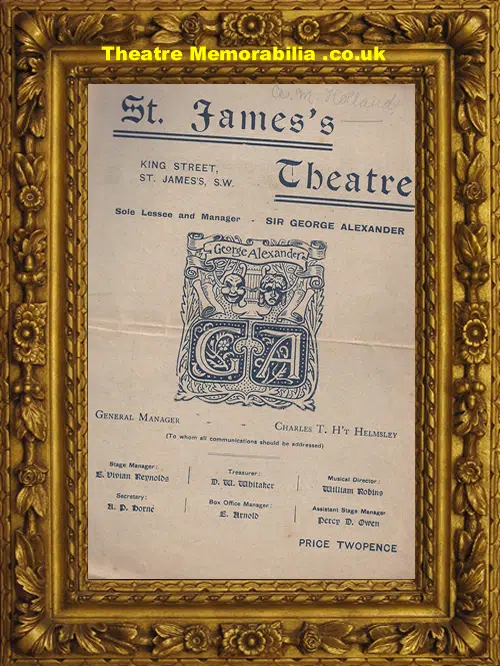 London St James's Theatre - Lady Windermere's Fan - 1900's