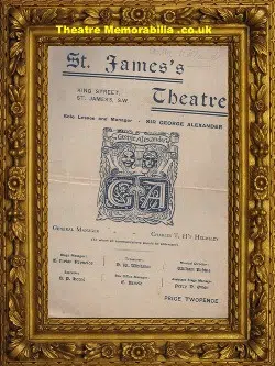 London St James’s Theatre – Lady Windermere’s Fan – 1900’s