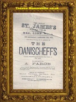 London St James’s Theatre – The Danischeffs – 1877