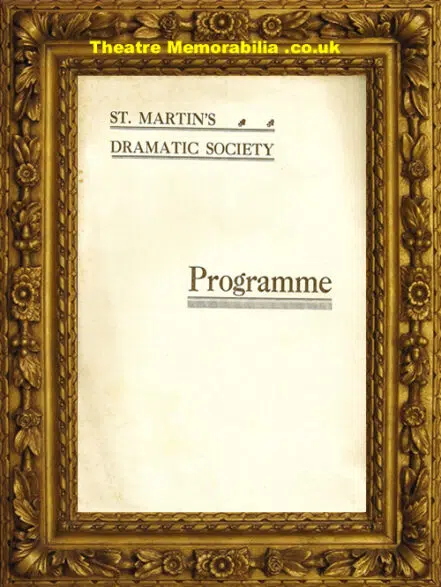 London St Martin’s Dramatic Society – Great Broxopp C 1931