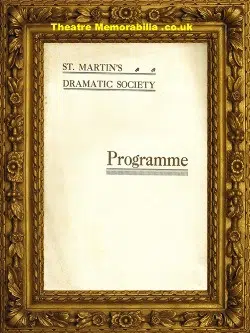 London St Martin’s Dramatic Society – Great Broxopp C 1931