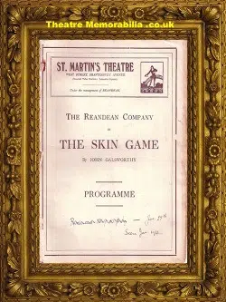 London St Martin’s Theatre – The Skin Game – 1921