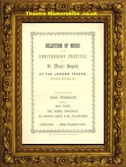 London St Marys Hospital Anniversary Festival – 1857
