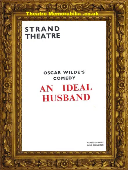 London Strand Theatre – An Ideal Husband – 1965