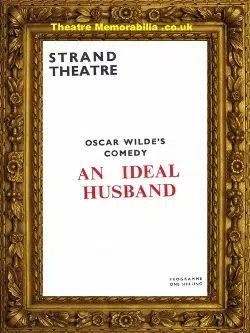 London Strand Theatre – An Ideal Husband – 1965