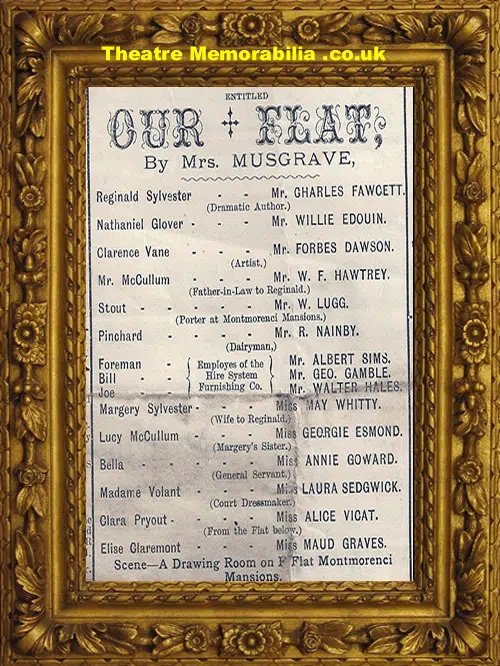London Strand Theatre - Boys Will Be Boys - 1894