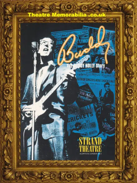 London Strand Theatre – Buddy Holly Story – 2000 + Ticket
