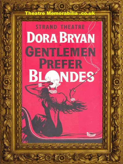London Strand Theatre - Gentlemen Prefer Blondes 1962 Dora Bryan
