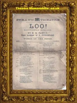 London Strand Theatre – LOO – c 1875