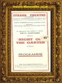 London Strand Theatre – Night Of The Garter – 1940’s