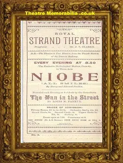 London Strand Theatre – Niobe – 1892