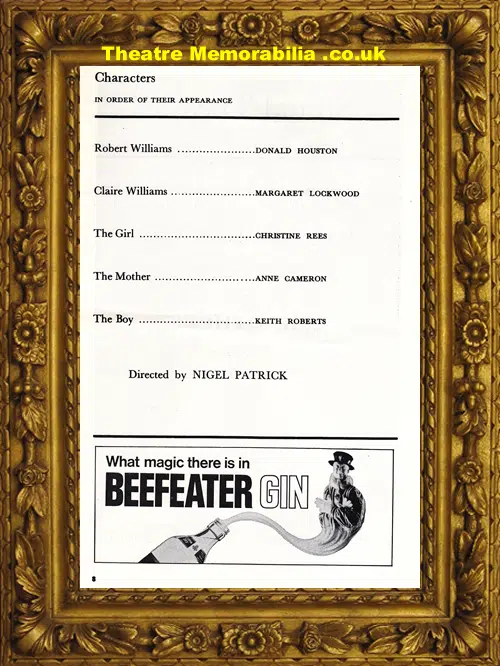 London Strand Theatre - The Others - 1967 + Ticket