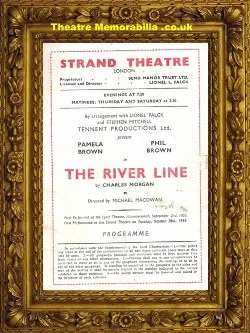 London Strand Theatre – The River Line – 1952 – Robert Hardy