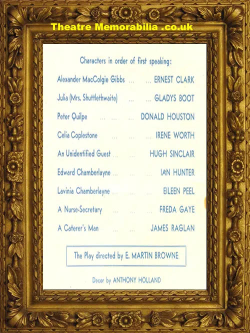 London Streatham Hill Theatre - Cocktail Party - 1951