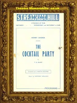 London Streatham Hill Theatre – Cocktail Party – 1951