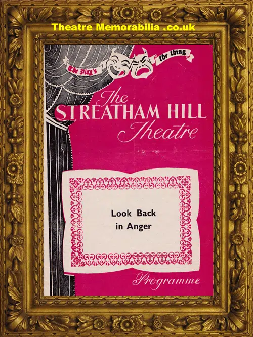 London Streatham Hill Theatre - Look Back In Anger - 1956