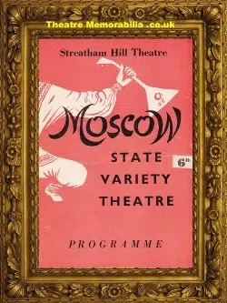 London Streatham Hill Theatre – Moscow State Variety 1956