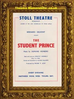 London Stroll Theatre – Student Prince – 1944 + Extras