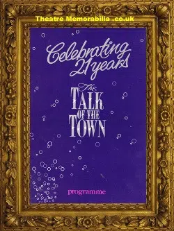 London Talk Of The Town – Bubbly 21 Years + Rolf Harris 1979