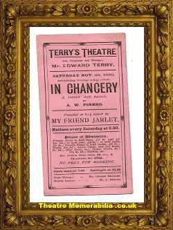 London Terrys Theatre – In Chancery – 1890