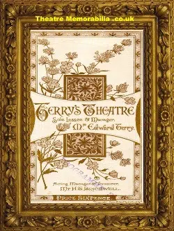 London Terrys Theatre – Sweet Lavender – 1890’s