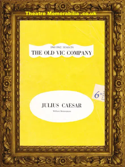London The Old Vic – Julius Caesar – 1961 – Paul Daneman