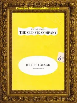 London The Old Vic – Julius Caesar – 1961 – Paul Daneman
