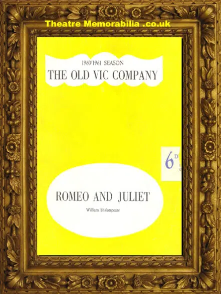 London The Old Vic – Romeo And Juliet – 1960 – Judi Dench
