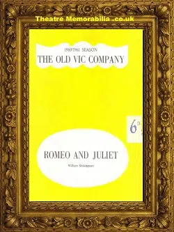 London The Old Vic – Romeo And Juliet – 1960 – Judi Dench
