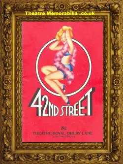 London Theatre Royal – 42nd Street – 1986