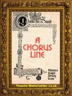 London Theatre Royal – A Chorus Line – 1976